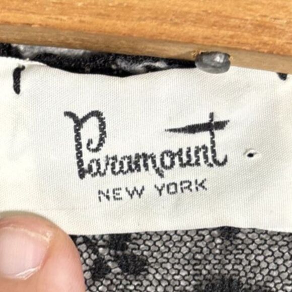 Vintage Paramount S Robe Peignoir Duster Victorian Goth Whimsigoth Witchy Occult - Picture 7 of 16